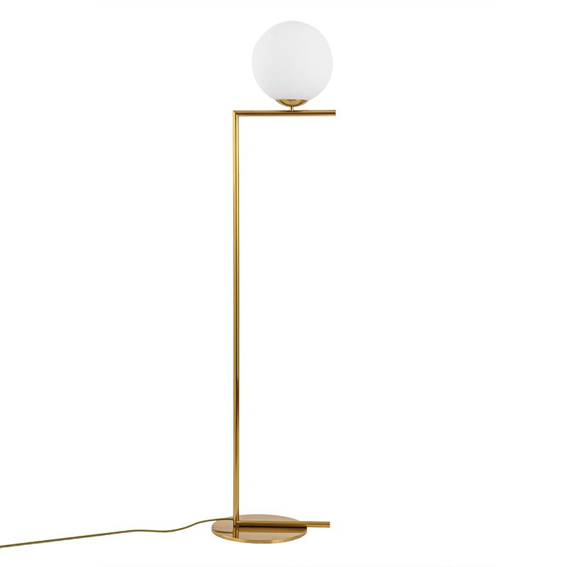 Nordic Marble Postmodern Floor Lamp Living Room Bedroom Study Simple Creative Personality Sofa Brass Lampfloor