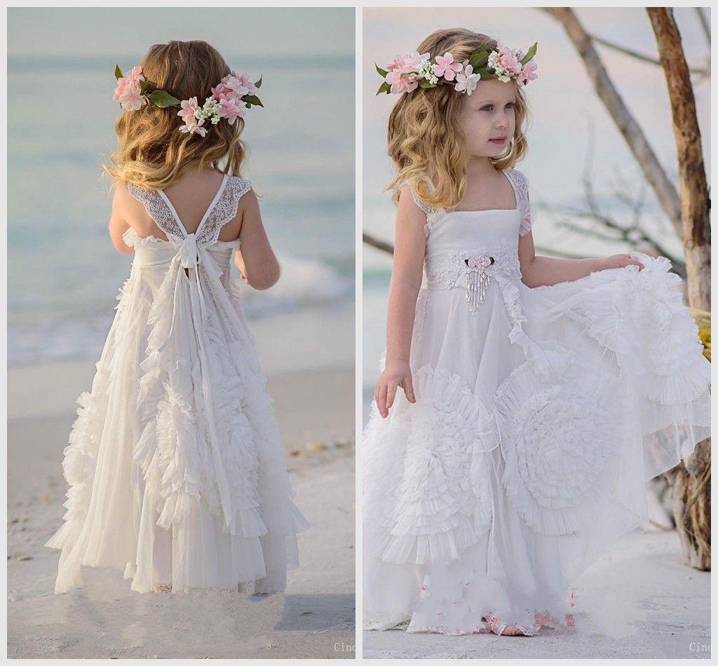 Beach Flower Girl Dresses