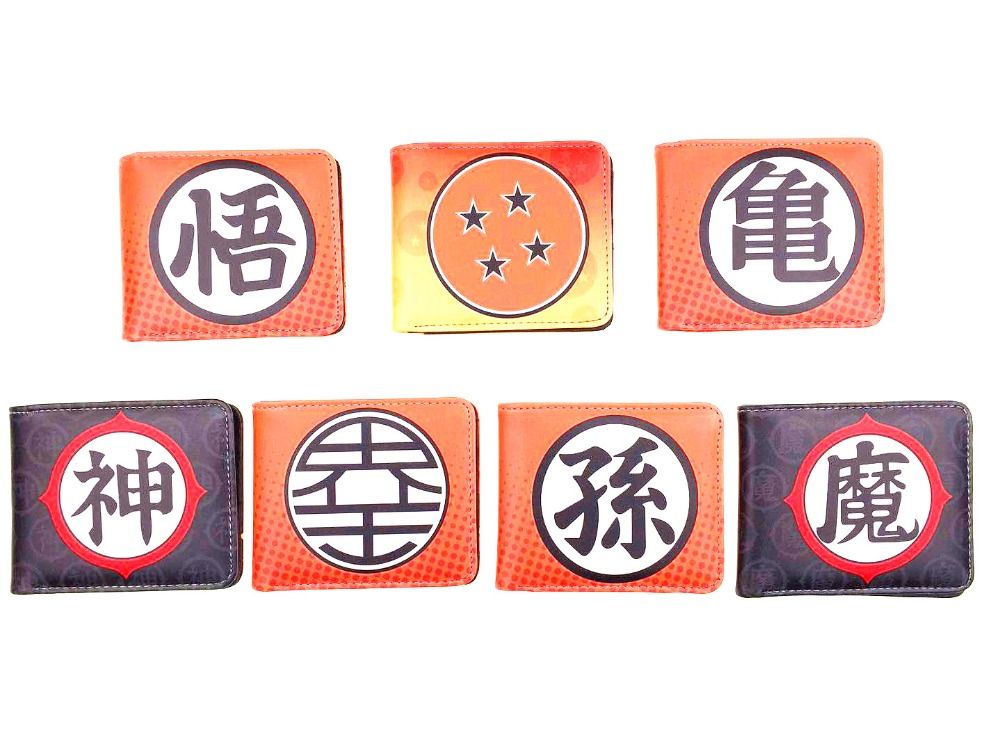 Dragon ball Z DragonBall Z DBZ billfold cosplay Son Goku short Wallet Purse
