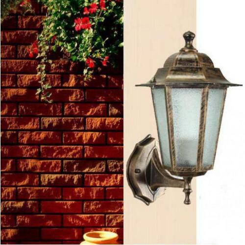 Antique Garden Light Sconce Aluminum Outdoor Lighting Vintage Wall Lamps Balcony Fixtures Landscape