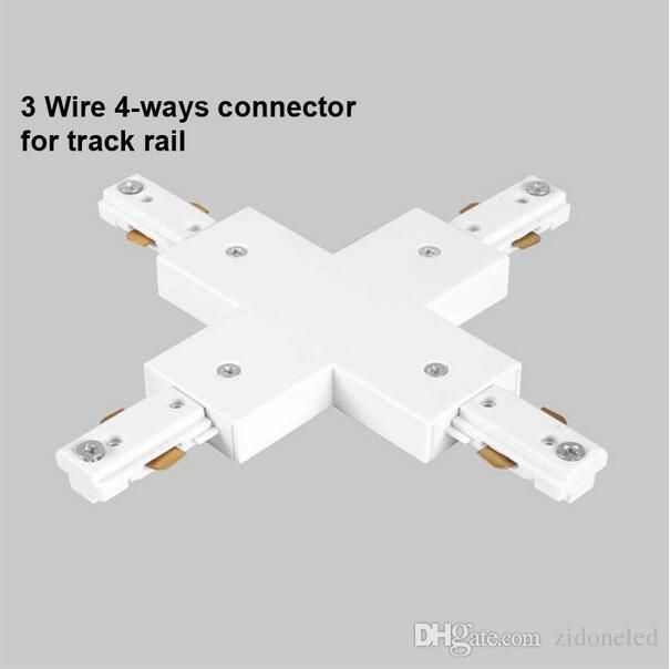 Led Track Rail Connector Straight Connectors 3 Wire Led Track Rail Connector Straight Connectors 3 Wire Joiner Lighting For Spot Light Fitting