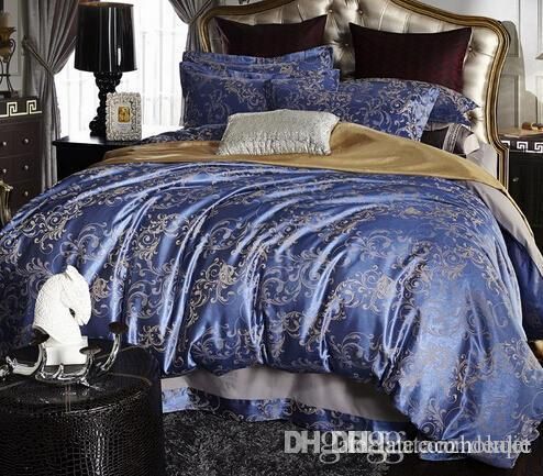 Wholesale Cheaper Jacquard Duvet Cover Set Bedding Cotton Sets Super King Queen Bed Clothing Bed Linen Ropa De Cama Home Textile Full Size Comforters Sets Wholesale Cheaper Jacquard Duvet Cover Set Bedding Cotton Sets Super King Queen Bed Clothing Bed Linen Ropa De Cama Home Textile Full Size Comforters Sets