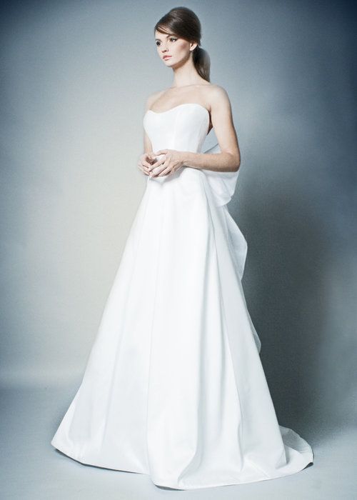 compre el Único vestido de novia estilo vintage francés hepburn 2018