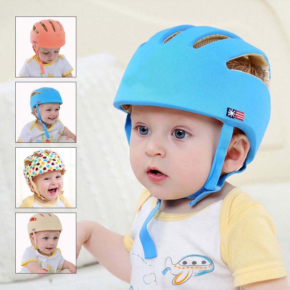 2019 Adjustable Infant Safety Helmet Protective Anti Foam Baby Hat
