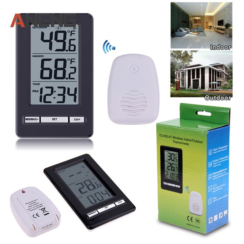 2019 Digital Lcd Thermometer Remote Wireless Electronic Temperature 2019 Digital Lcd Thermometer Remote Wireless Electronic Temperature Meter Weather Station Indoor Outdoor Tester From Kuaikey 26 92 Dhgate Com