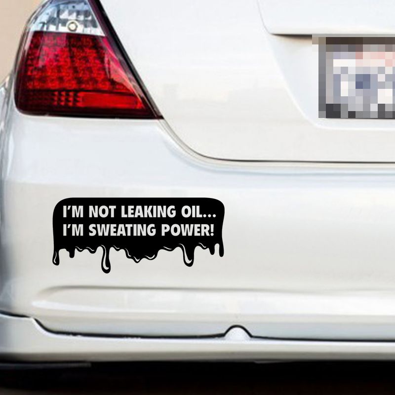 2019 Funny Diesel Decal SWEATING POWER Funny Decal Car