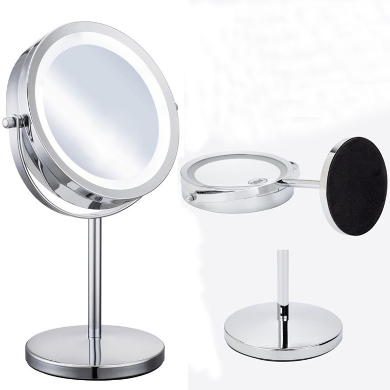 7 Inch 10x Or 5x Magnifying Mirror Brightness Adjustable Make Up 7 Inch 10x Or 5x Magnifying Mirror Brightness Adjustable Make Up Makeup Dual 2 Sided Cosmetic Led Bathroom Vanity From Beasy113