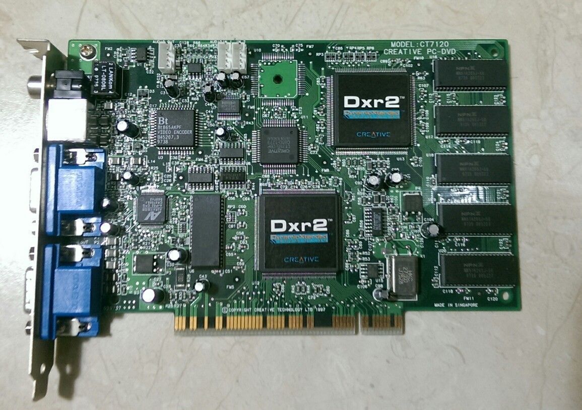 creative labs pc dvd dxr2