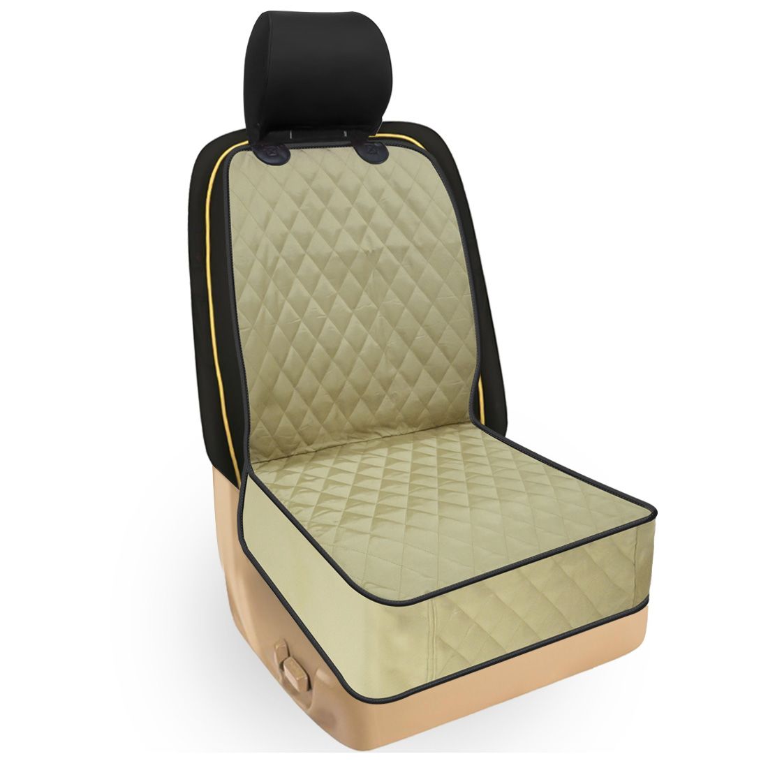 Waterproof Car Seat Covers Pet Protection Dog Mat With Belt Best Back Seat Organizer For Car White Leather Cushion