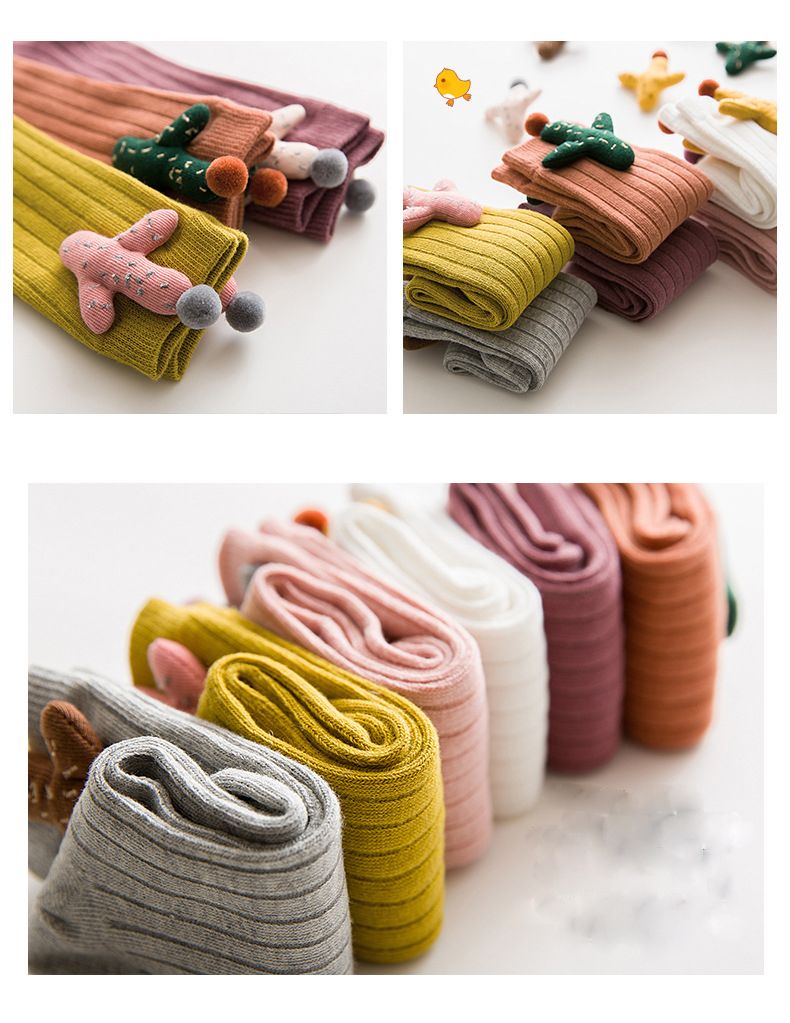 Cute Children'S Socks Animal Alpaca Plant Cactus In Tube