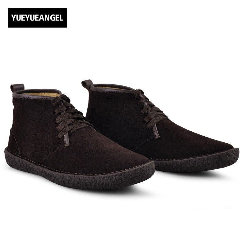 Hombre Estilo Forro Piel Invierno 2017 De Punta Hasta Botines Encaje Para Coreano Redonda Nueva Zapatos Calzado Llegada Moda eYW9EDIH2b