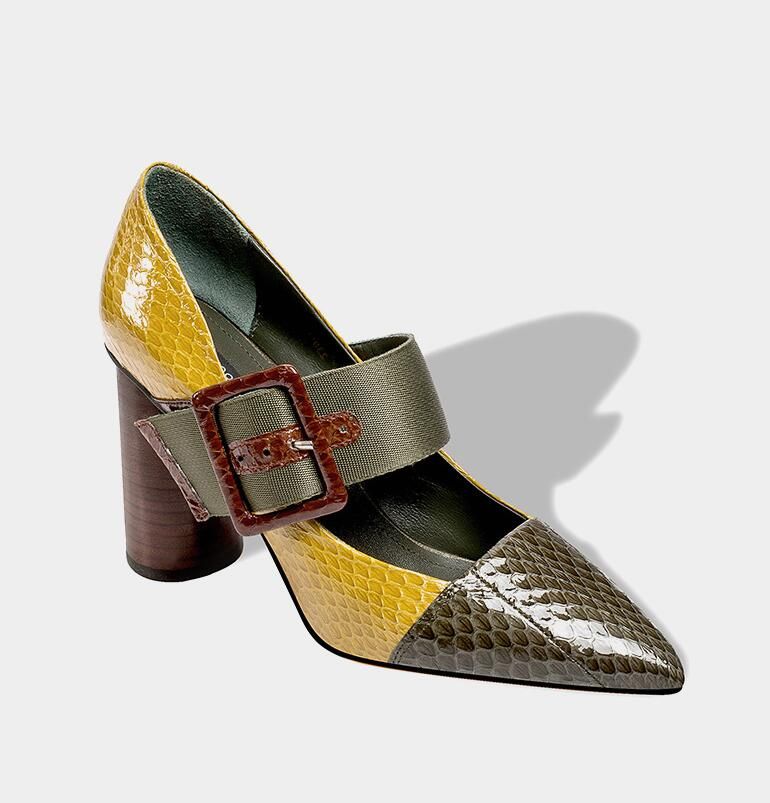 Otoño Compre 2018 Tacones Nuevos Altos De Zapatos Punta Solos Con Cqt7q