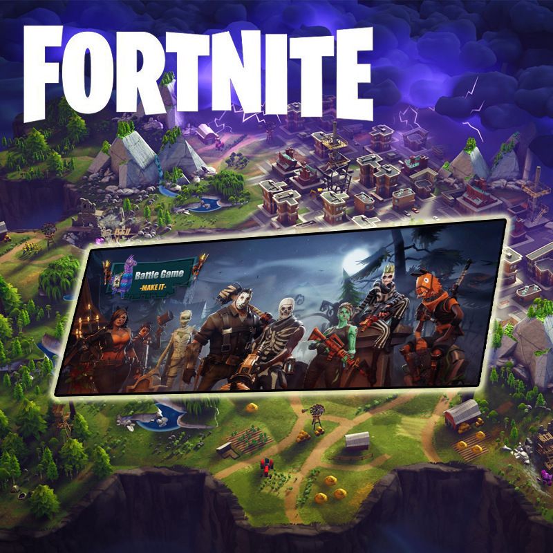 fortnite mouse pad game office table mat 30x80cm large mousepad creative cartoon desk notebook laptop office supplies hot b147 online with 12 65 piece on - fortnite free mouse