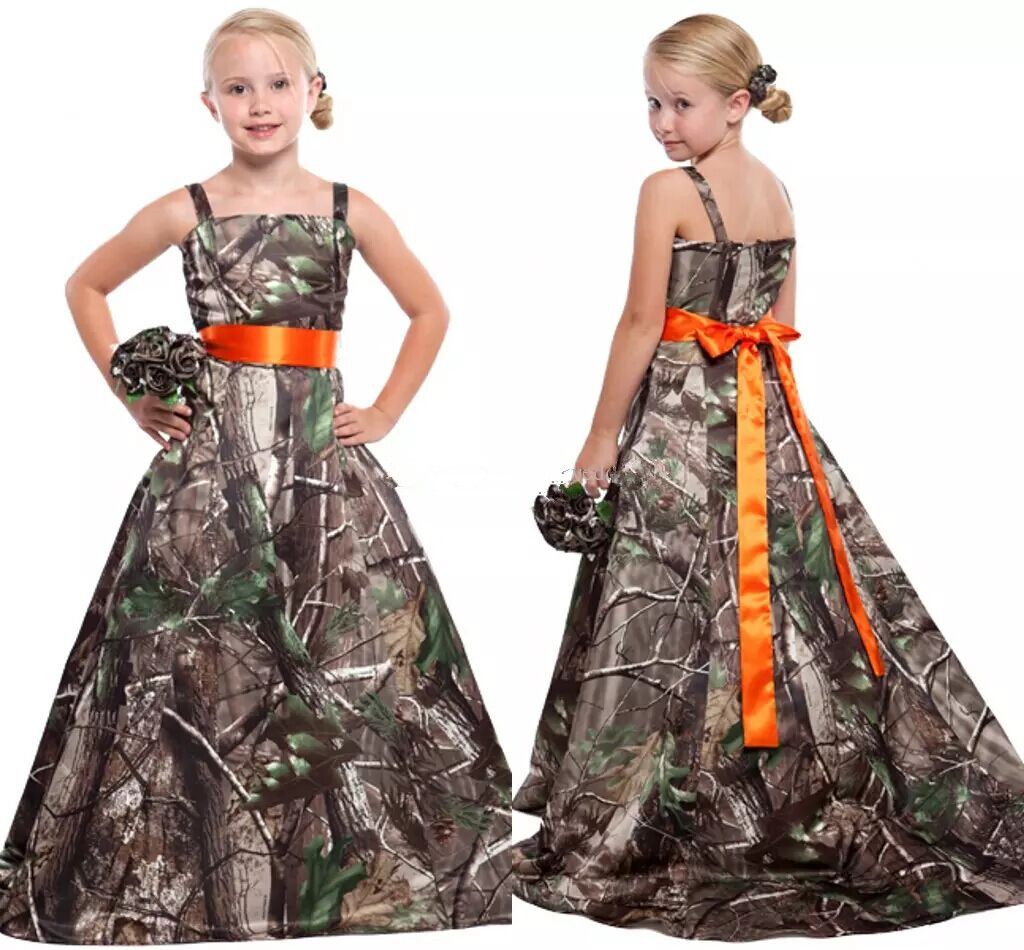 flower girl dresses camo