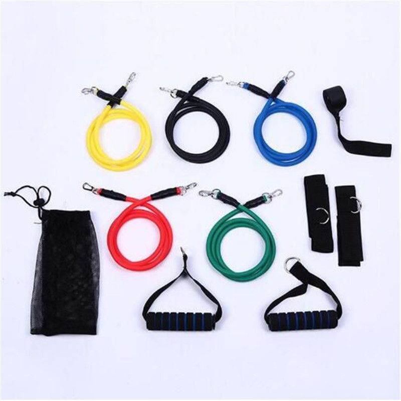 In Latex Resistance Bands Fitness Exercise Tube Rope Set Yoga Abs