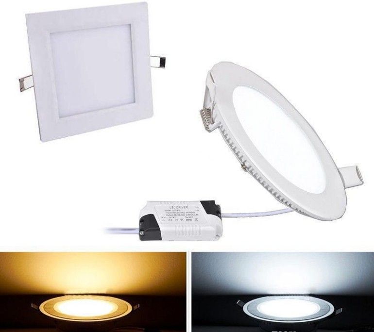 Dimmable Led Panel Light Smd 2835 9w 12w 15w 18w 21w 2200lm 110 240v Dimmable Led Panel Light Smd 2835 9w 12w 15w 18w 21w 2200lm 110 240v Ceiling Lights Spotlight Lamps Downlight Lamp Driver Llfa