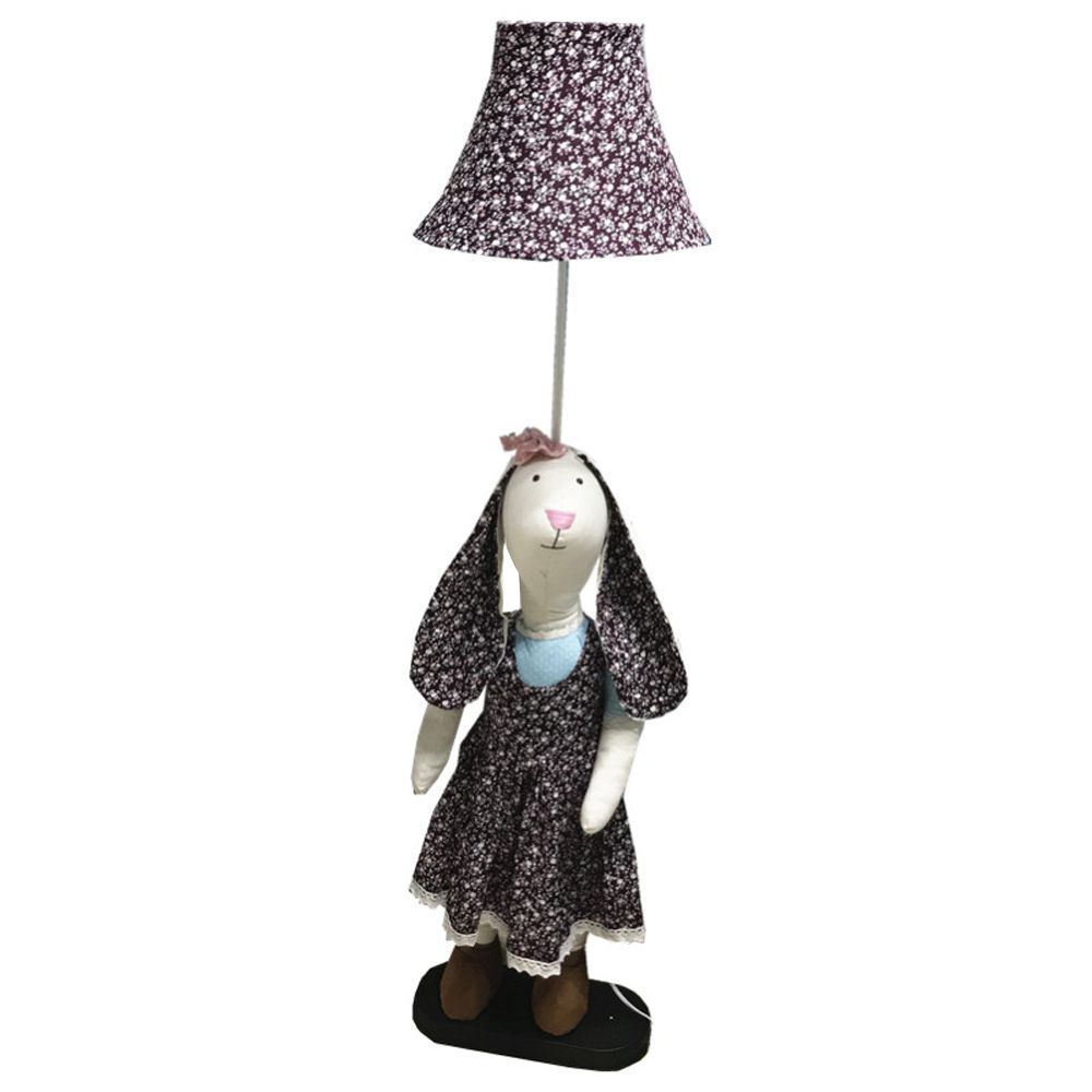 Oovov Cartoon Cloth Rabbit Kid S Room Floor Lamp Folded Adjustable Baby Child Bedroom Bunny Light