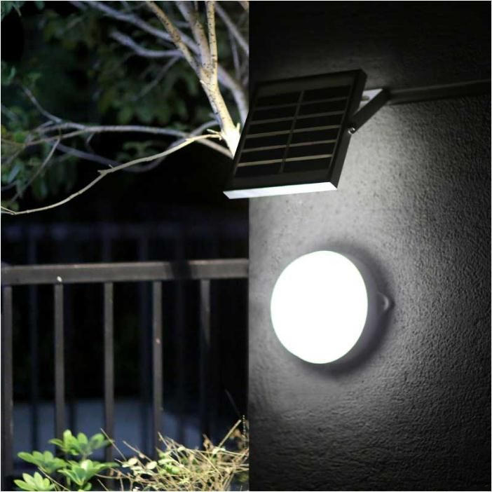 Solar Led Light Ceiling Lamp Wall Lights Road Panel Remote Control Lighting Outdoor Balcony Garden