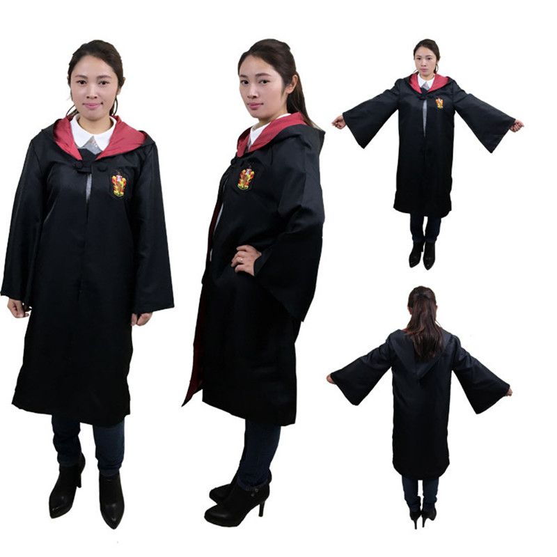 harry potter robes harry potter robes gryffindor cos dress uniforms school clothes boy girls children cosplay costumes for kids teenage adult couple