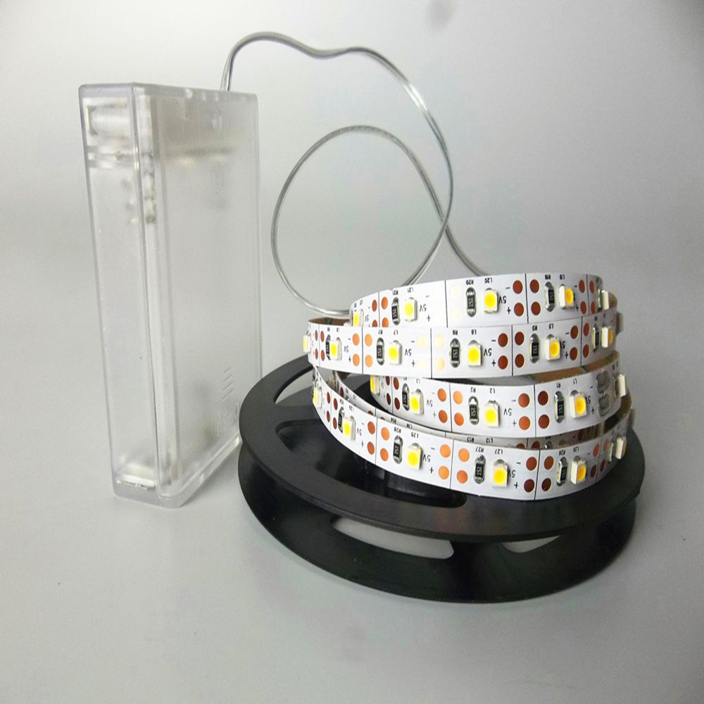 Battery Powered LED Strip 3528 SMD 50CM 1M 2M Warm White / Cool White