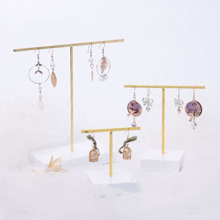 Ohrringe T Form Set Acryl Ohrring Display Stand Ohrringe Halter 2 Stück