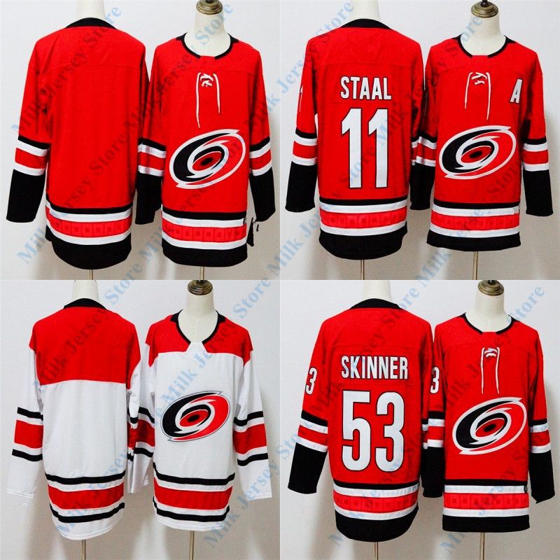 Carolina Hurricanes Hockey Jerseys 11 Staal 53 Jeff Skinner Jersey