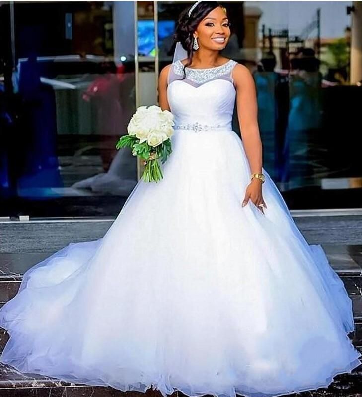 compre vestidos de boda baratos del tamaño extra grande con sheer