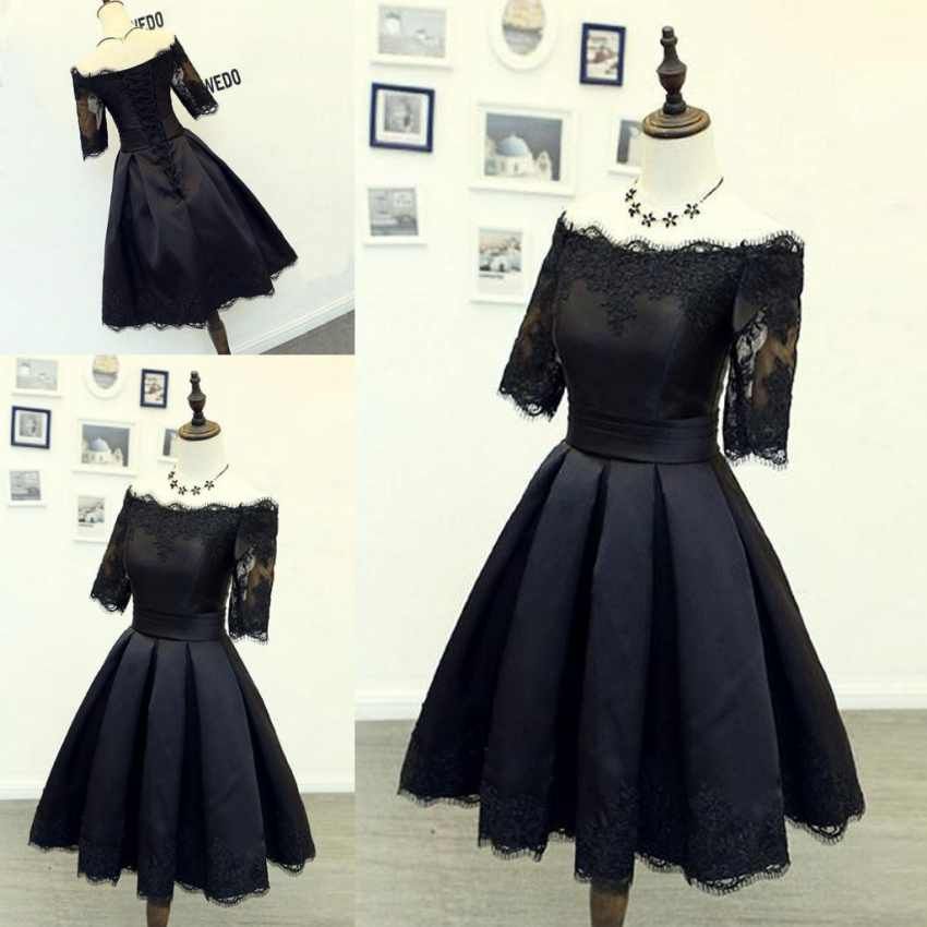 Hot Black Short Prom Dresses