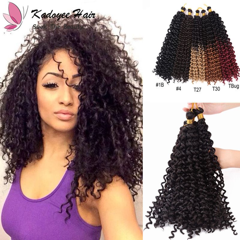 2020 Curly Crotchet Hair Braids Synthetic Marley Braids Hairstyles