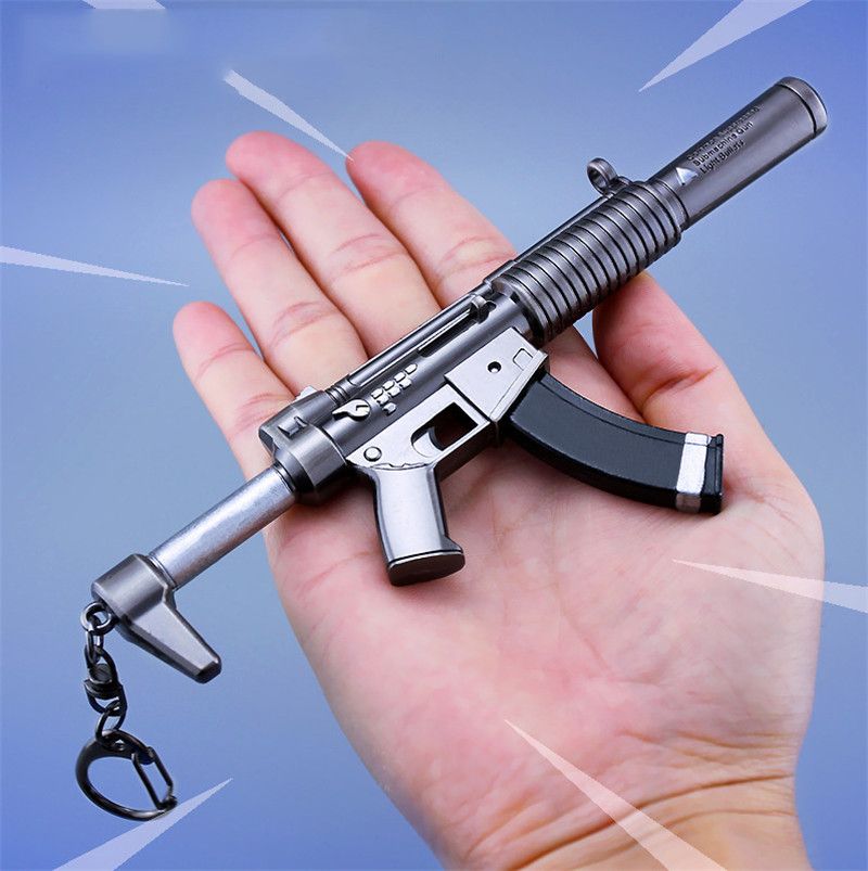 acheter porte cles fortress night battle royalen action fortnite porte cles silencieux jouets arme alliage silencieux porte cles de 5 19 du prodecoration - raccompense collection fortnite