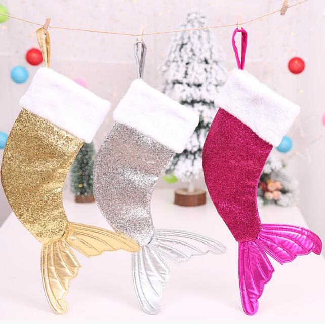 sparkly mermaid tail christmas stocking sequin mermaid tail magic 21