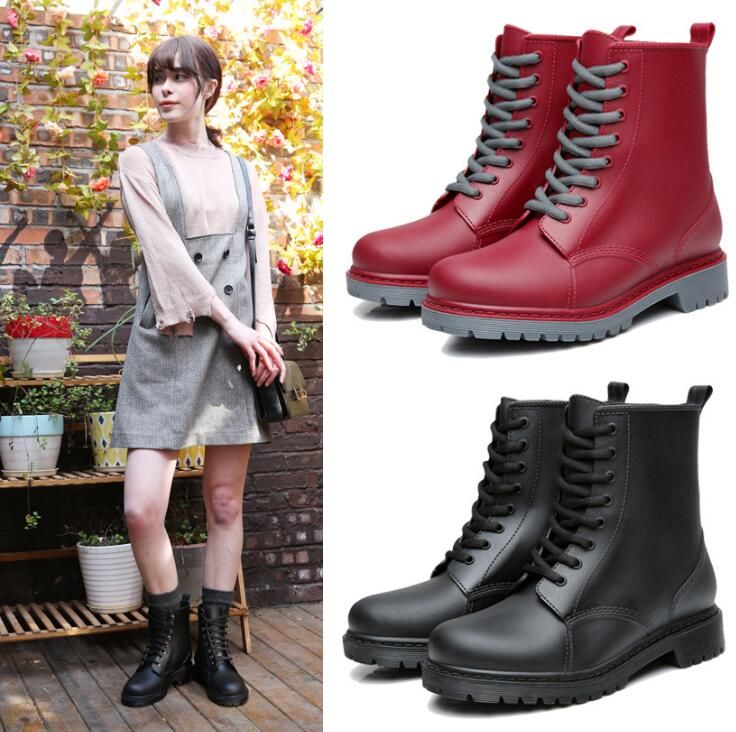 Acquistare Scarpe Da Pioggia Impermeabili Donna Stivali Impermeabili Da  Pioggia Donna Stivali Da Pioggia Martin Martin Impermeabili Economico |  Consegna Veloce E Qualità | It.Dhgate