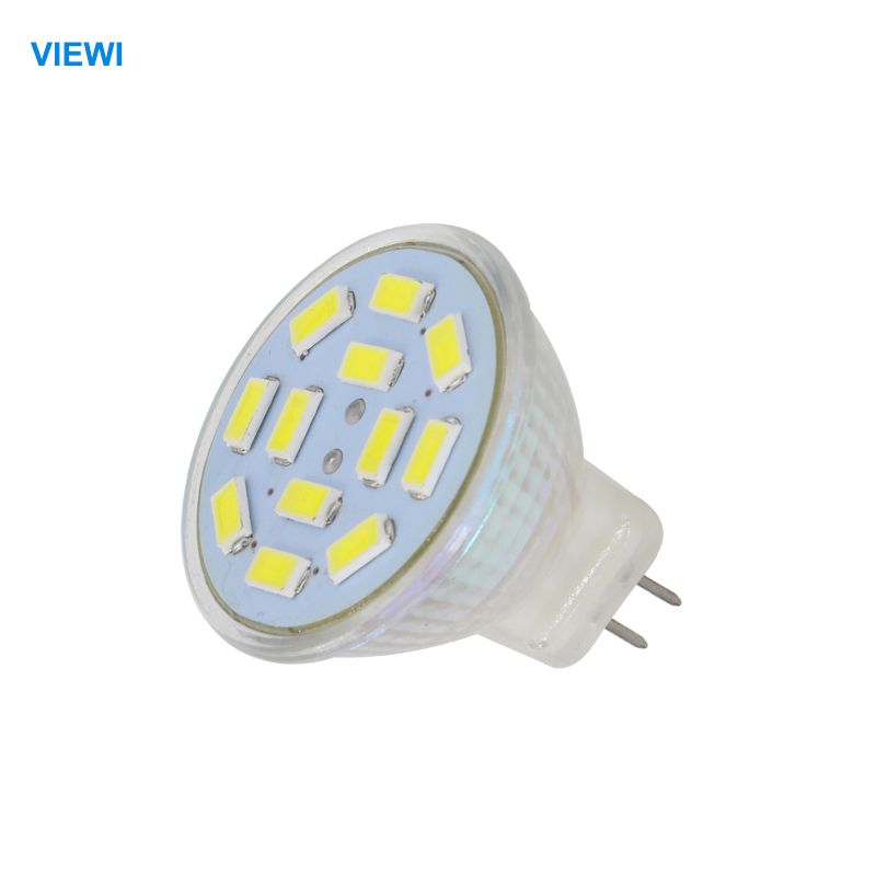 Viewi 10x Illas Led Spot Light 12 Volt 5730 Leds Mini Glass Cup Bulbs Mr11 Lights 12v Kitchen Cabinet Lamp