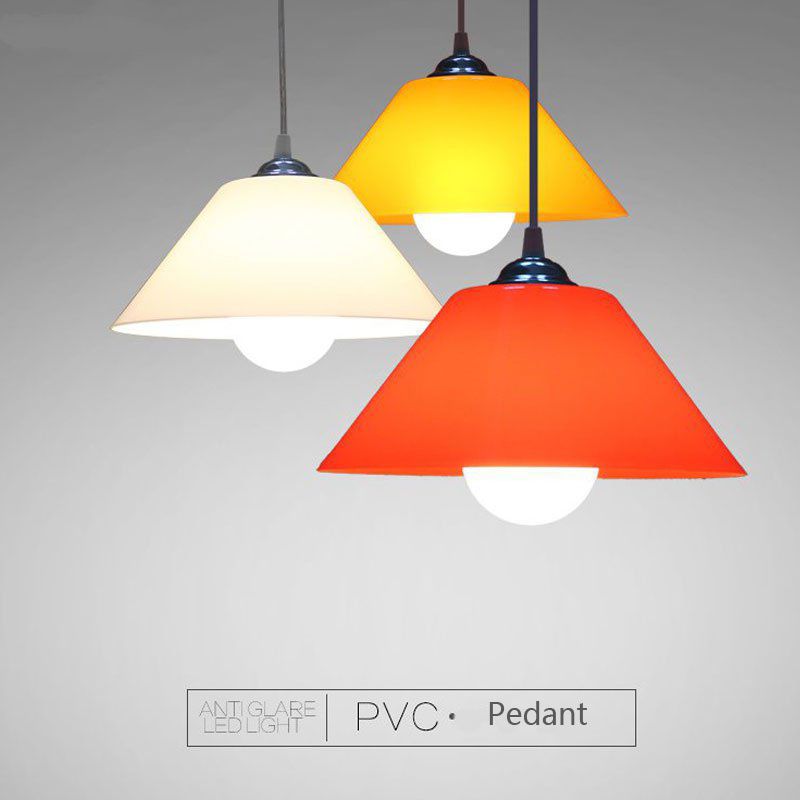 Modern Pvc Pendant Light Fixtures Plastic Lampshade For Kitchen Modern Pvc Pendant Light Fixtures Plastic Lampshade For Kitchen Dinning Room Hang Lamp Home Lighting Decor Supermarket Luminaire Shade