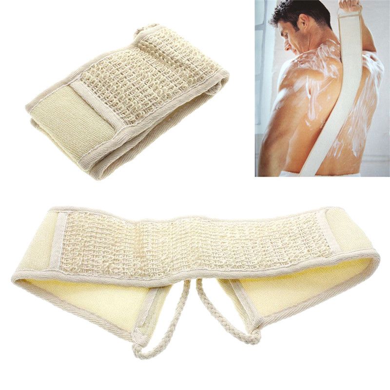 Body Sponge Cloth Towel Exfoliating Back Strap Bath Shower Body Scrubber Brush