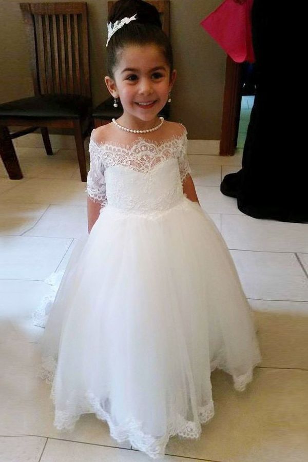 girls plus size communion dresses