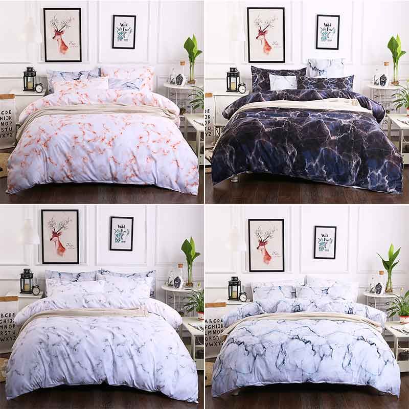 Prajna Nordic Europe Style Marble Bedding Paern Duvet Cover Prajna Nordic Europe Style Marble Bedding Paern Duvet Cover Set Queen Size Double Bed Quilts Bedclothes Comforter D Comforters