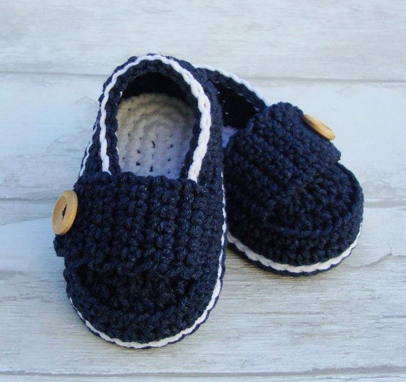 crochet baby boy booties