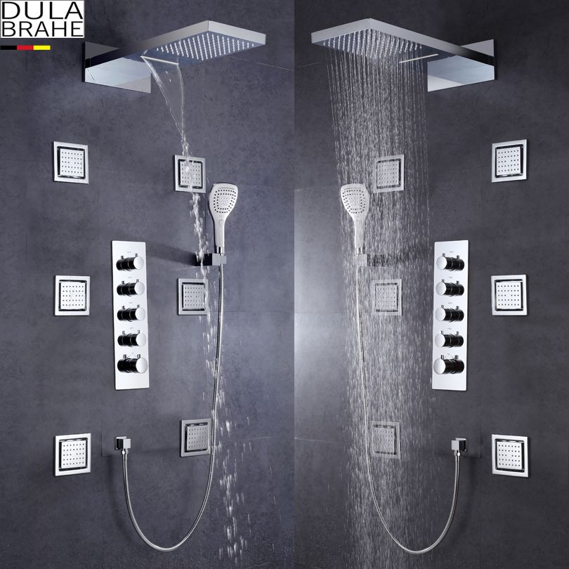 Germany DULABRAHE Thermostatic Bathroom Shower Faucet Large Water Flow