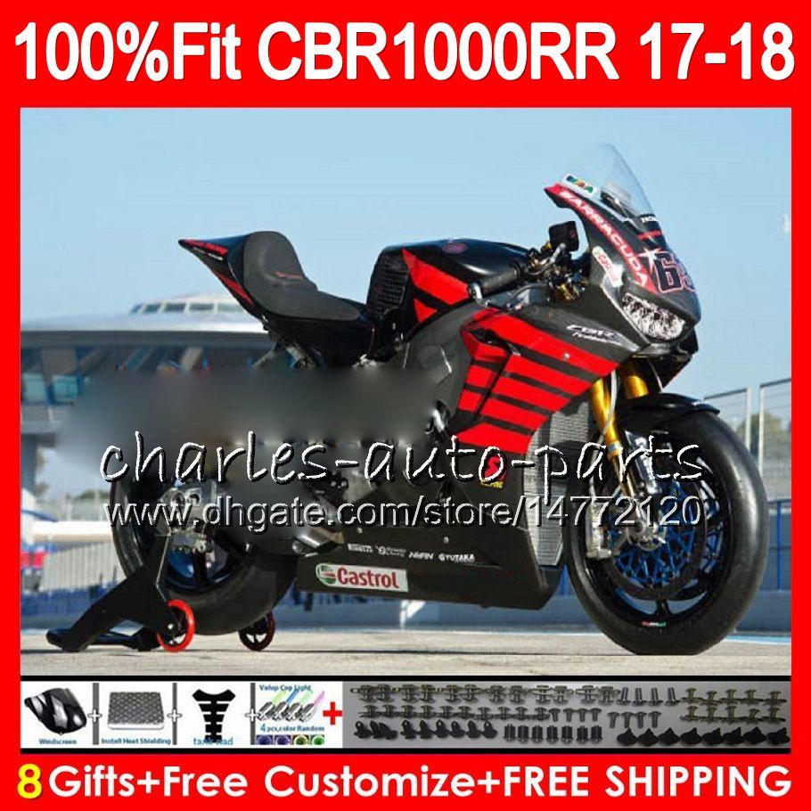 купить оптом черный красный корпус впрыска бак для Honda Cbr