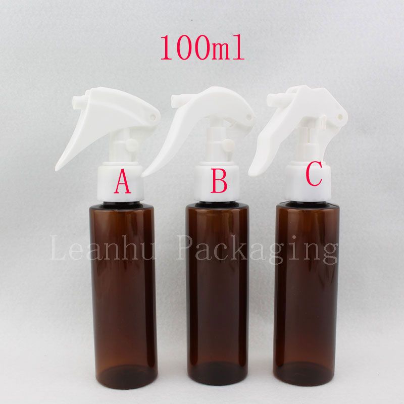 Grosshandel 100 Ml X 40 Leere Braune Trigger Spruhflaschen Mit