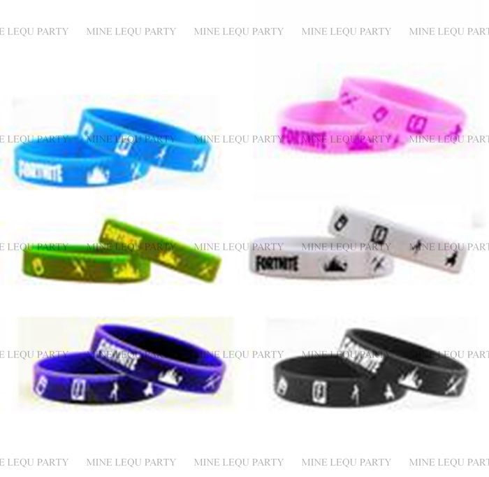 Acheter Nouveau Bande Dessinée Jeu FORTNITE Bracelets Enfants Fête D\u0027 anniversaire Faveurs Bracelet Jouets Partie Décoration Fournitures Faveurs Enfants