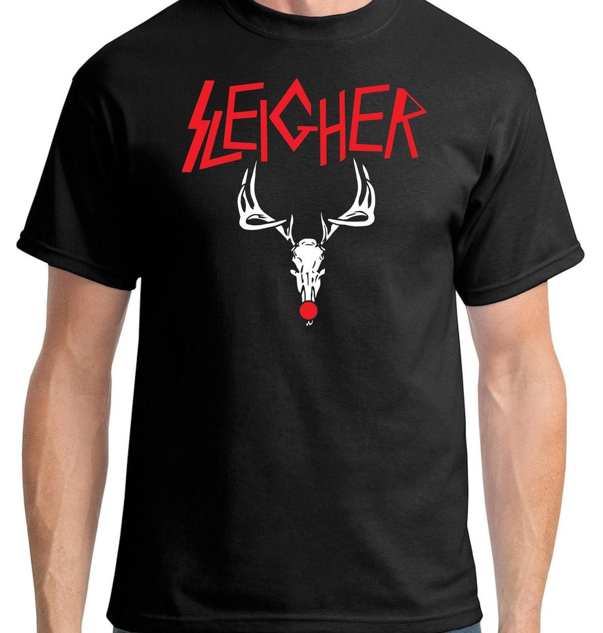 sleigher t shirt heavy metal rock thrash funny christmas tee rudolph reindeer designable t shirts buy funny shirts from liguo0053 1279 dhgatecom - Funny Christmas T Shirts sleigher t shirt heavy metal rock thrash funny christmas tee rudolph reindeer designable t shirts buy funny shirts from liguo0053 1279 dhgatecom - Funny Christmas T Shirts
