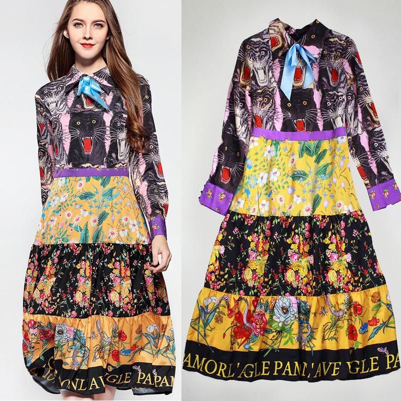 Office Vintage Tea Length Dress
