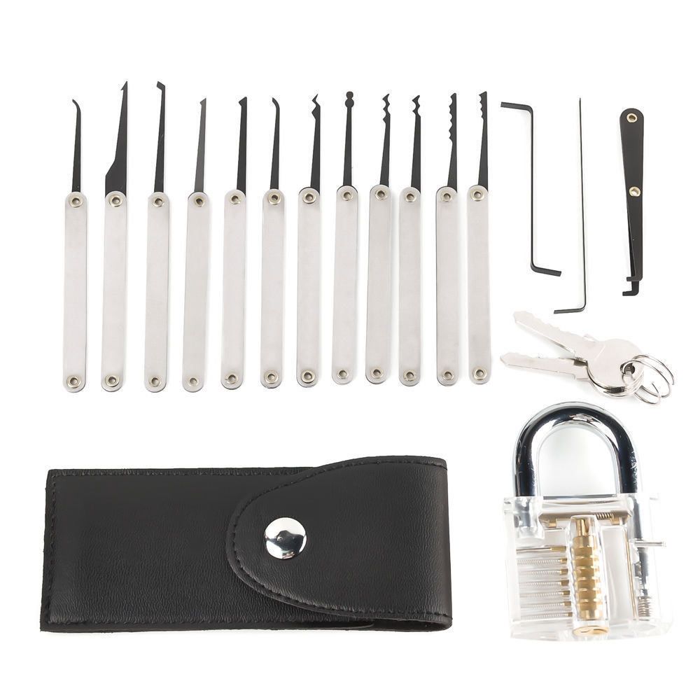 /Unlocking Lock Pick Set Keys Extractor Tool Transparent Practice