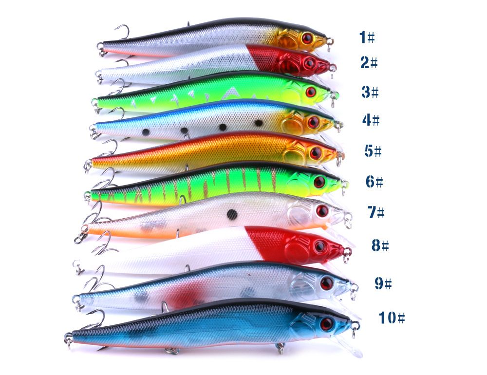 2021 Saltwater Fishing Lures Inshore Large Hard Bait Minnow Lures With