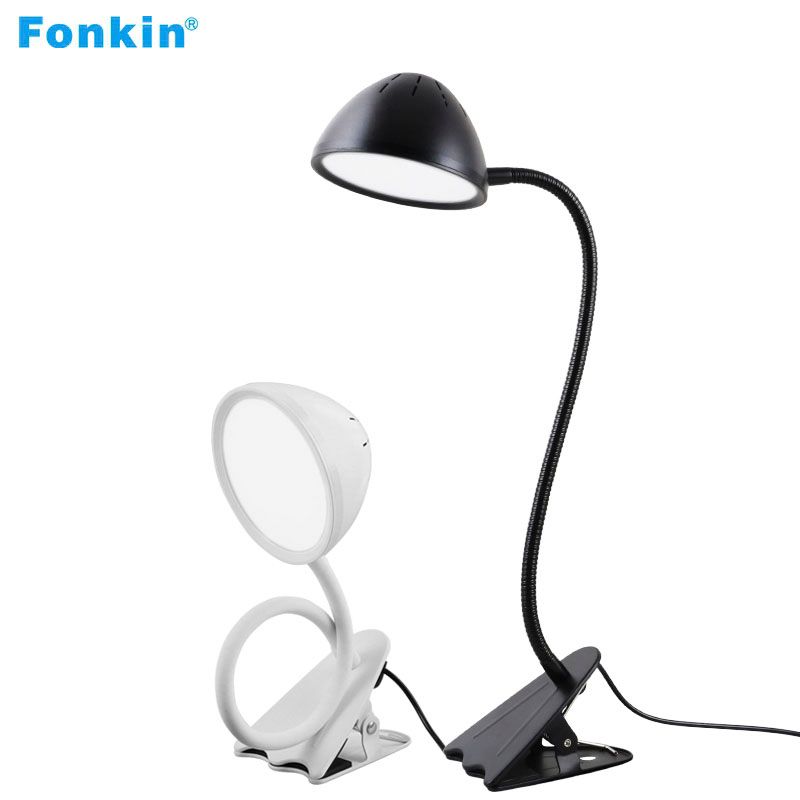 2019 Fonkin Bright Usb Led Clip Table Lamp Flexible Gooseneck Desk 2019 Fonkin Bright Usb Led Clip Table Lamp Flexible Gooseneck Desk Book Light For Reading Study Desktop Office 5dv 10w Aluminum From Stylenew