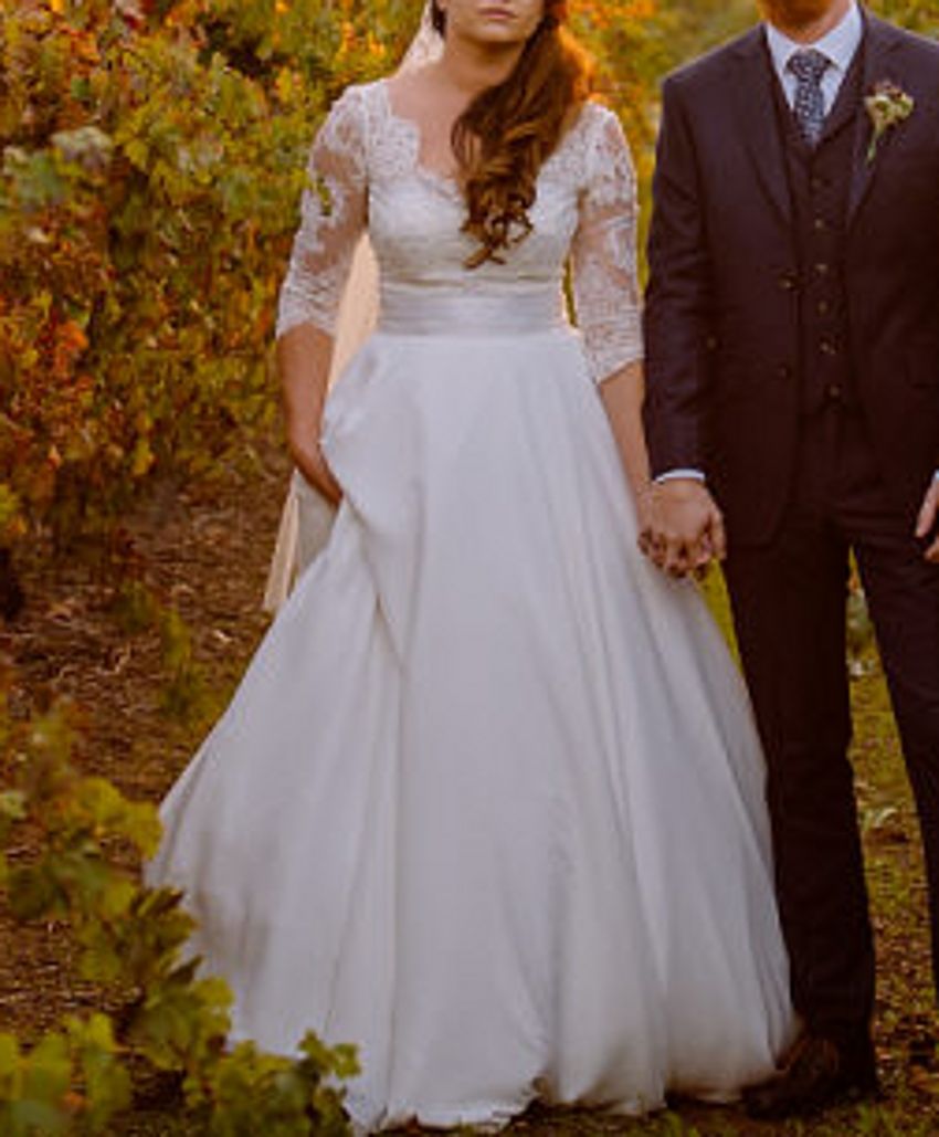 High Waist Sweetheart Wedding Dress
