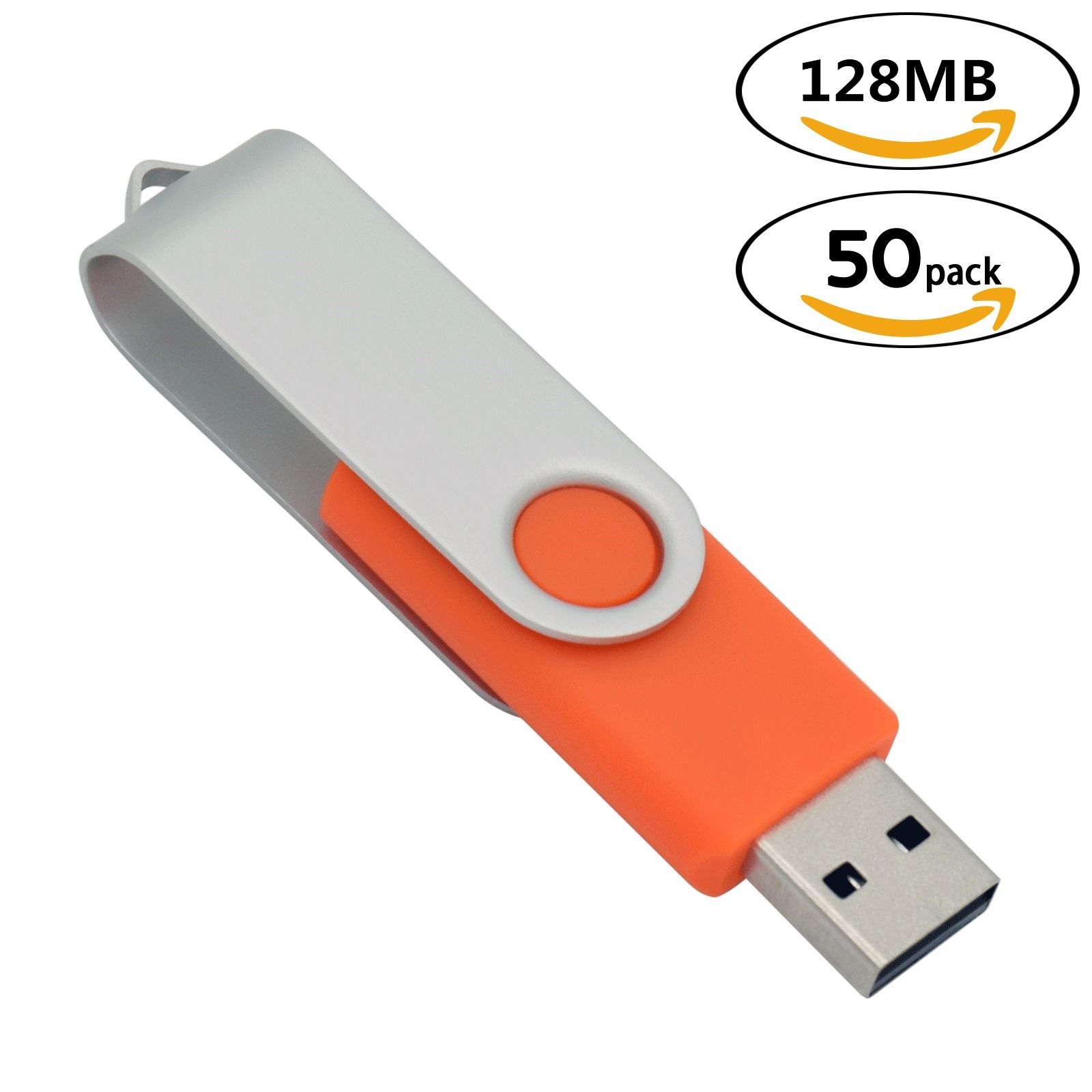 10 Pack 8GB Memory Flash Drive Swivel Thumb Memory Stick Metal Pen Drive Storage