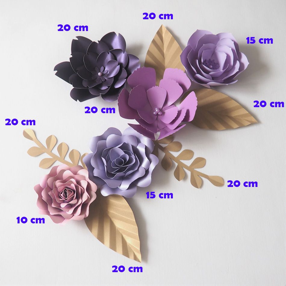 2019 diy purple giant paper flowers backdrop artificial handmade giant paper flower